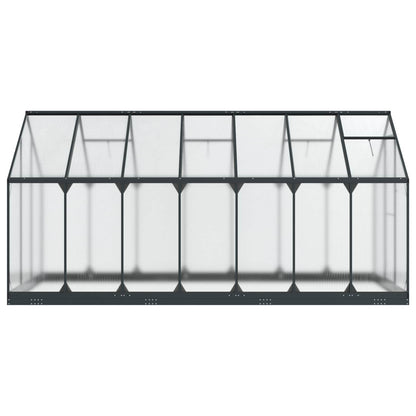 vidaXL Garden Greenhouse with Door Anthracite 183.5 x 423.5 x 207 cm
