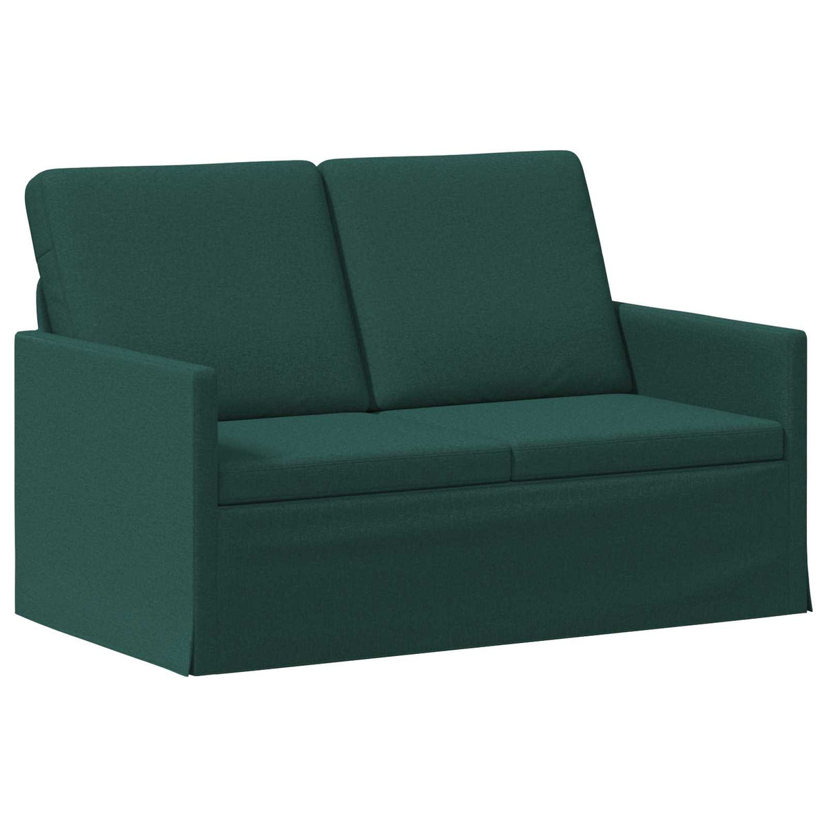vidaXL Sofa Set 2 pcs Dark Green Fabric
