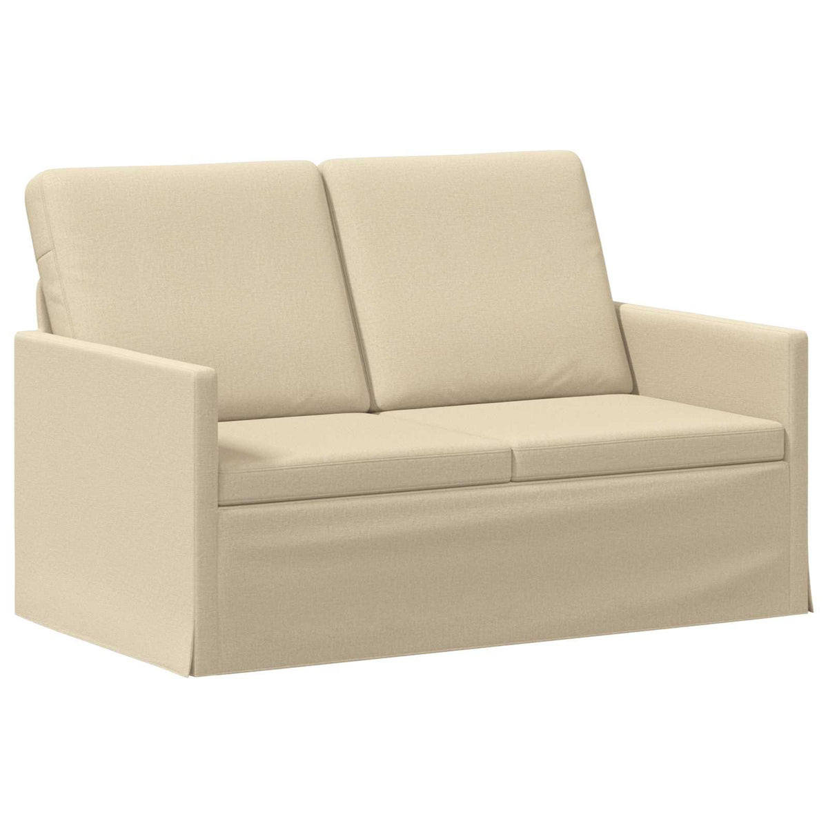 vidaXL Sofa Set 2 pcs Cream Fabric