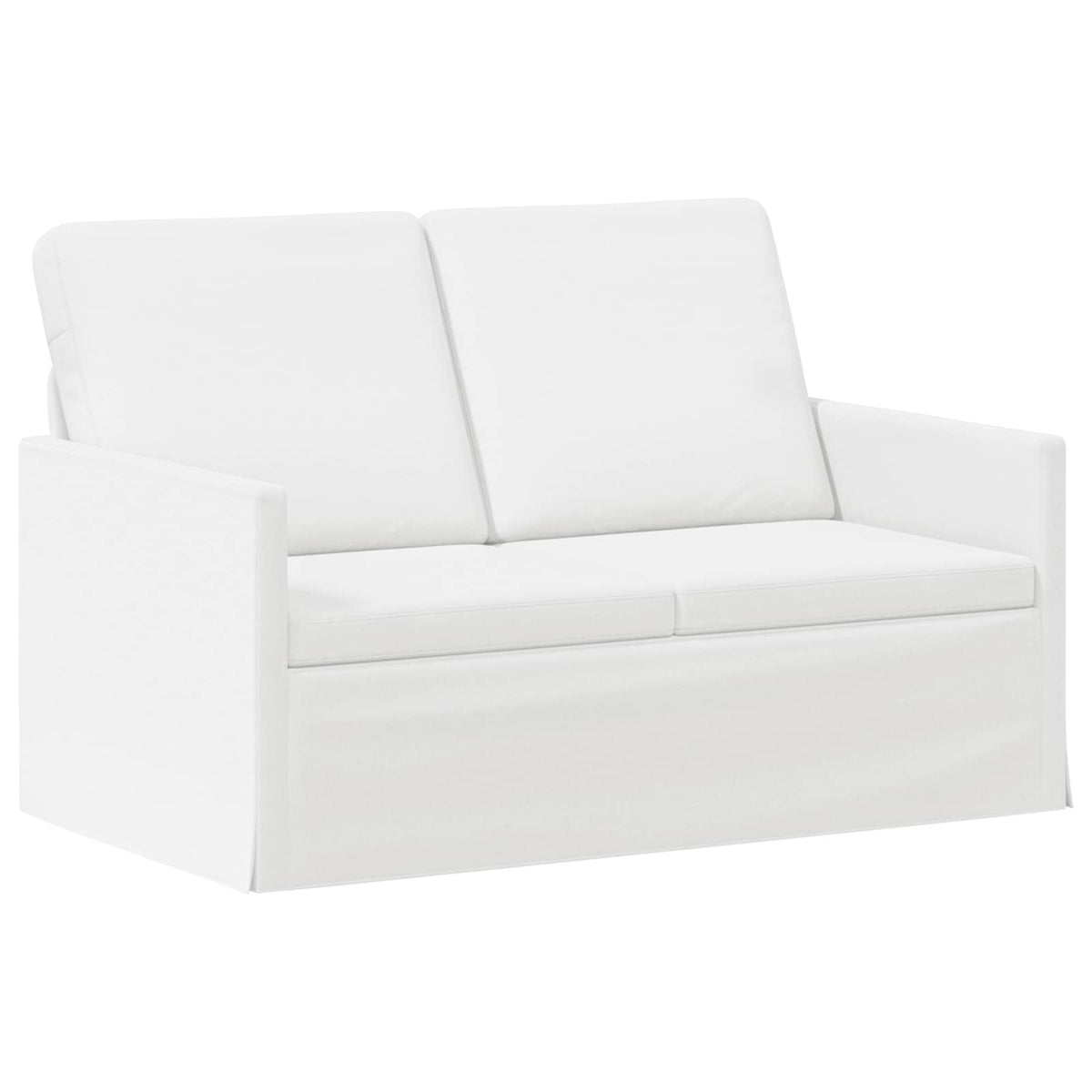 vidaXL Sofa Set 2 pcs White Fabric