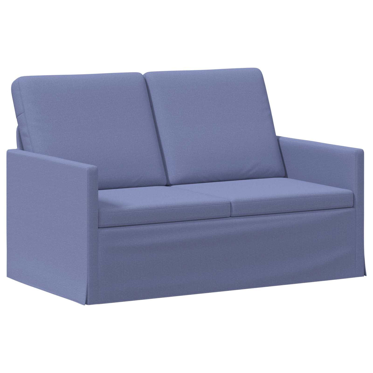 vidaXL Sofa Set 2 pcs Jeans Blue Fabric