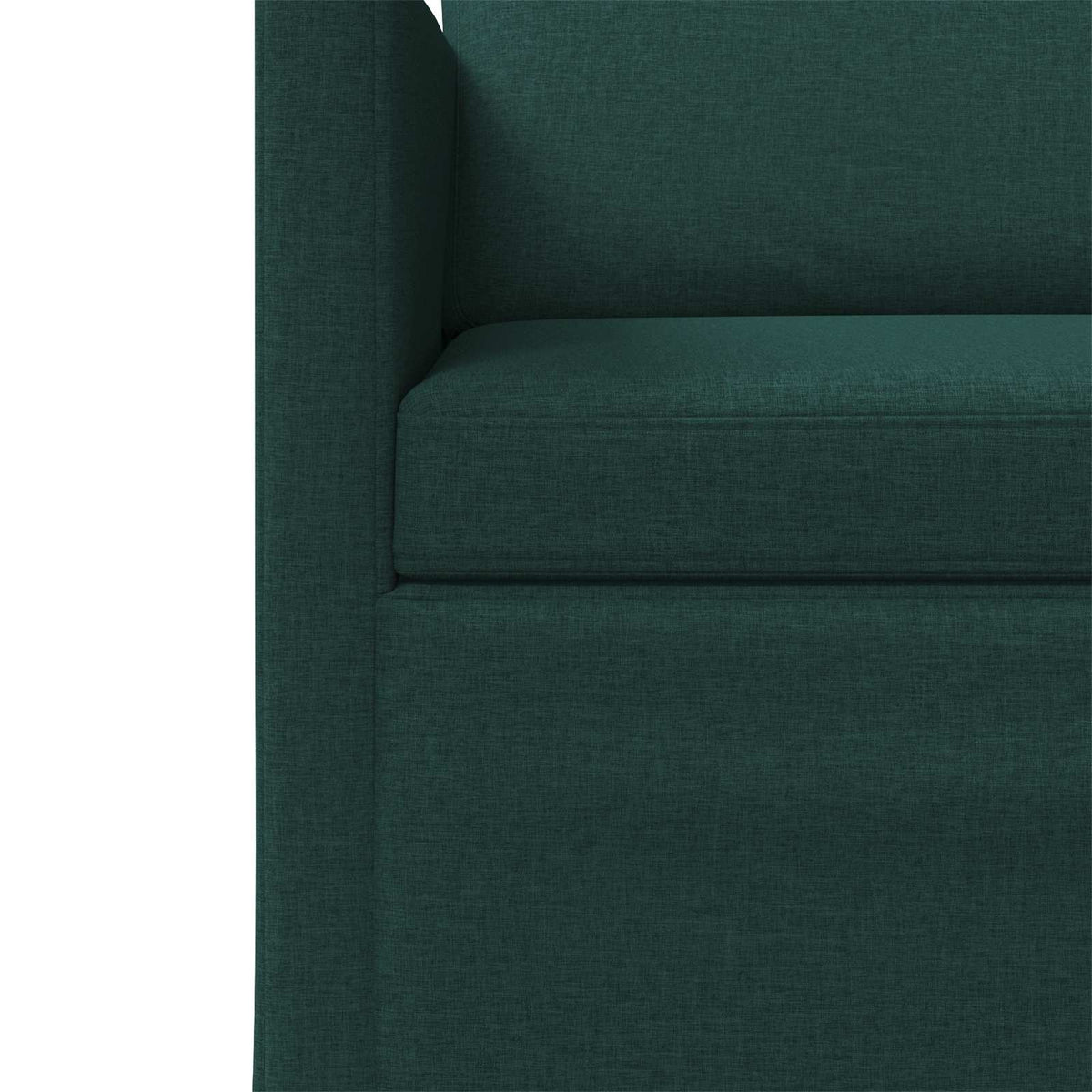vidaXL Sofa Set 2 pcs Dark Green Fabric