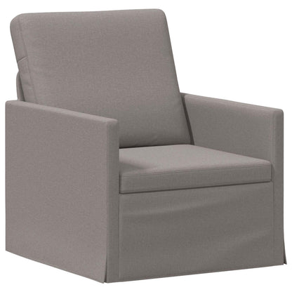 vidaXL Sofa Set 2 pcs Taupe Fabric