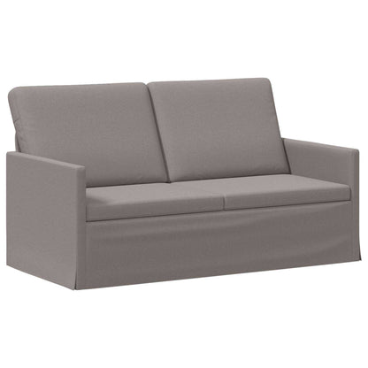 vidaXL Sofa Set 2 pcs Taupe Fabric