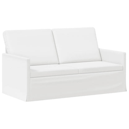 vidaXL Sofa Set 2 pcs White Fabric