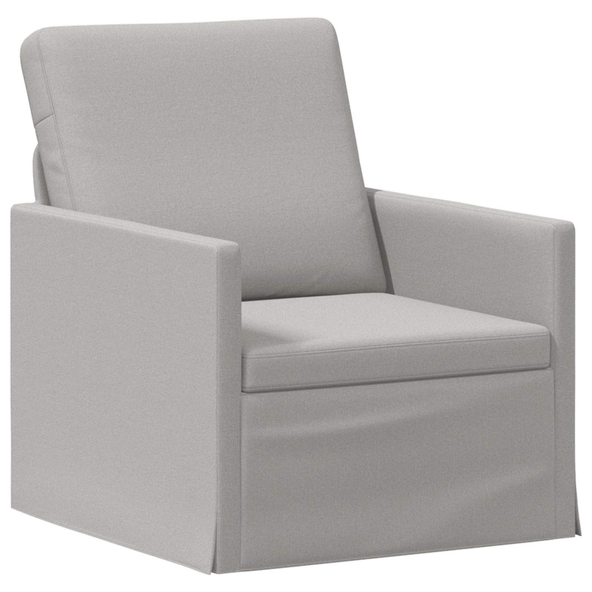 vidaXL Sofa Set 2 pcs Cloud Grey Fabric