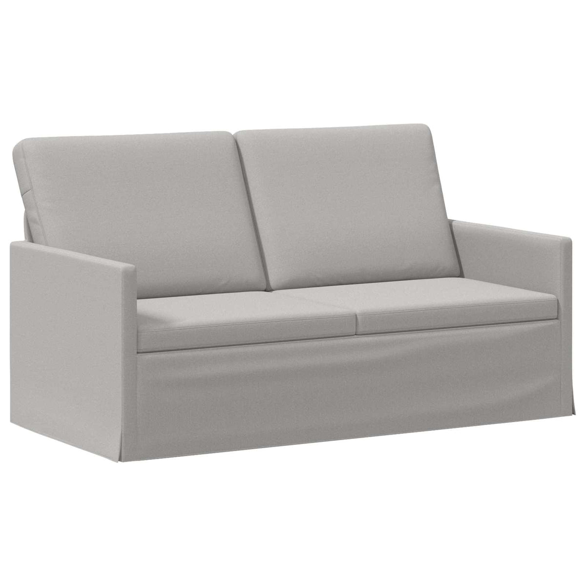 vidaXL Sofa Set 2 pcs Cloud Grey Fabric