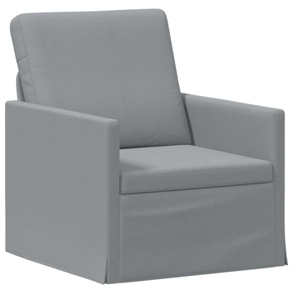 vidaXL Sofa Set 2 pcs Light Grey Fabric