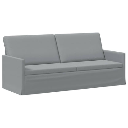 vidaXL Sofa Set 2 pcs Light Grey Fabric