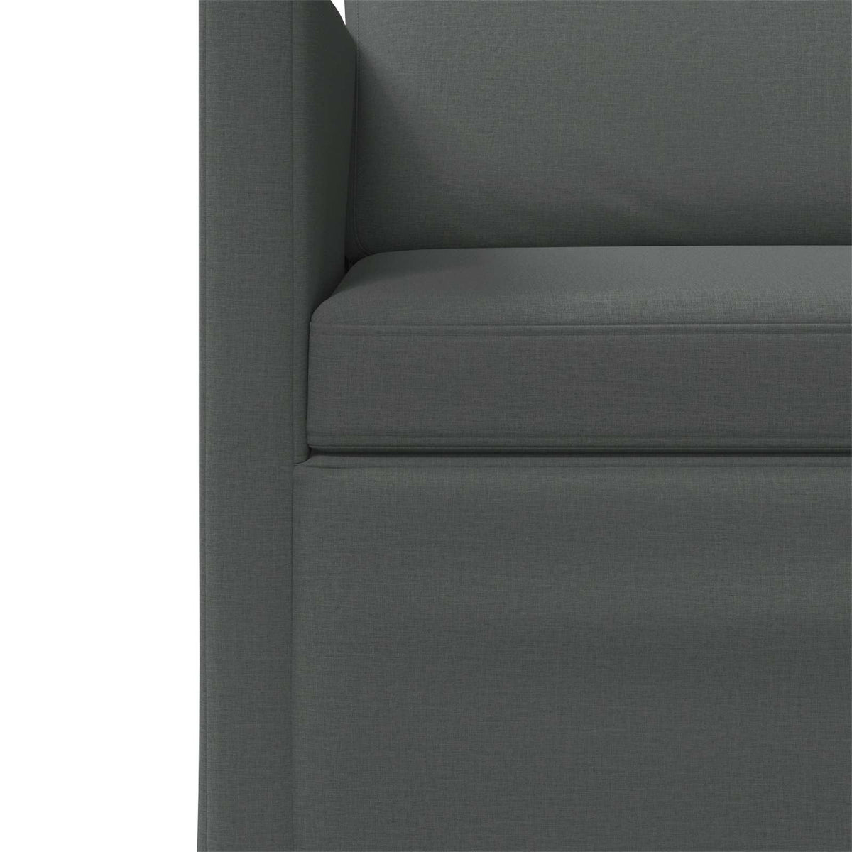 vidaXL Sofa Set 2 pcs Dark Grey Fabric