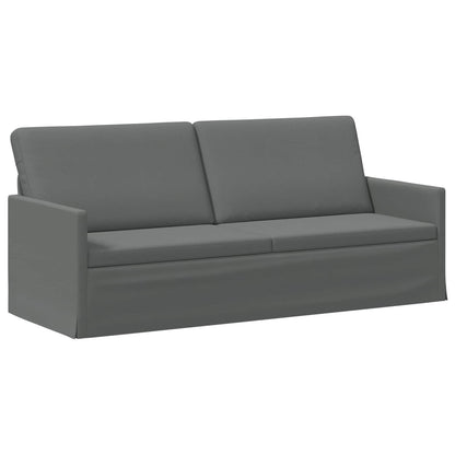 vidaXL Sofa Set 2 pcs Dark Grey Fabric
