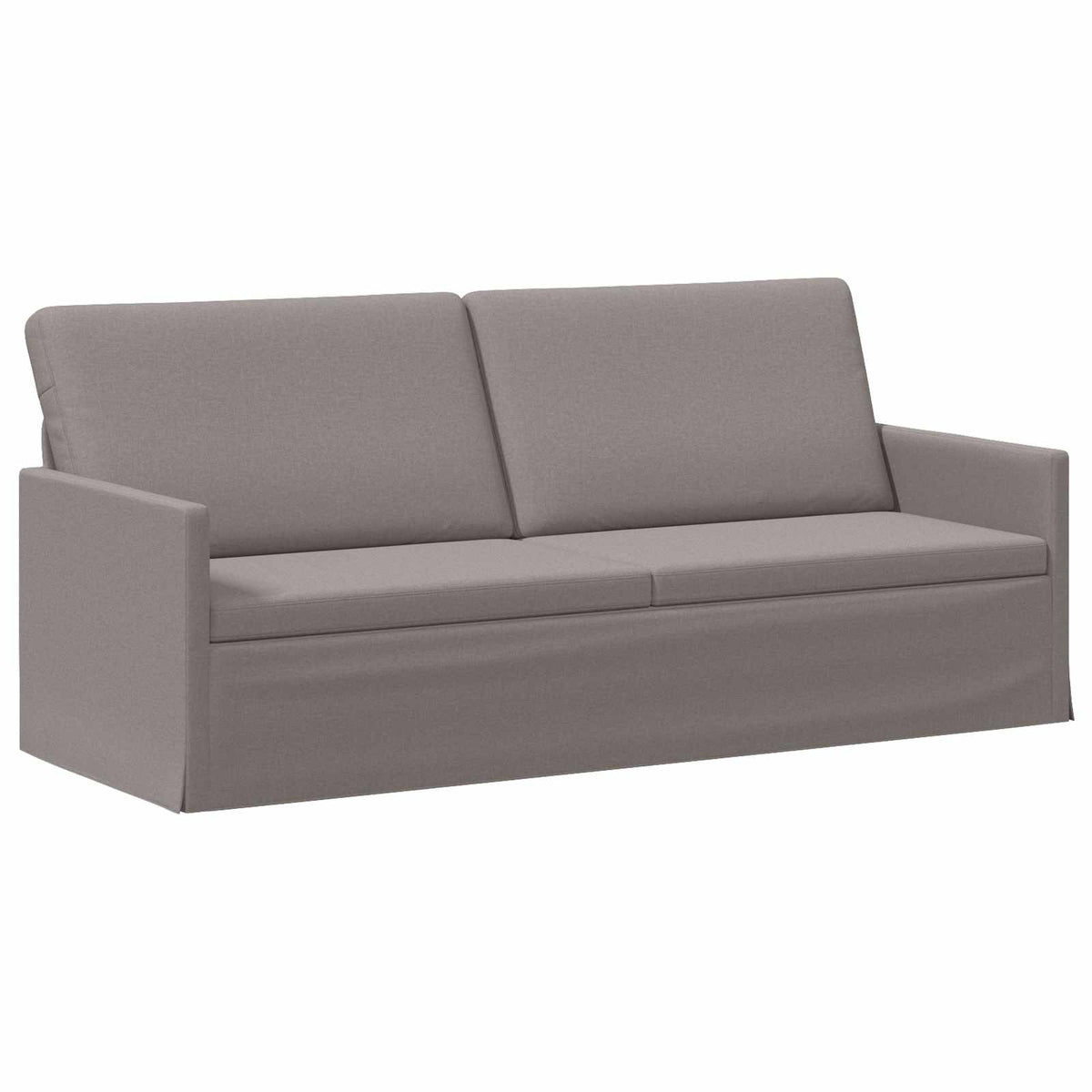 vidaXL Sofa Set 2 pcs Taupe Fabric