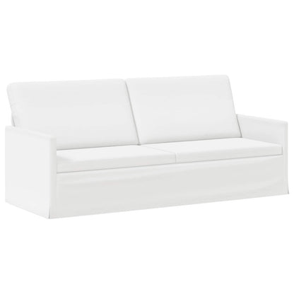 vidaXL Sofa Set 2 pcs White Fabric