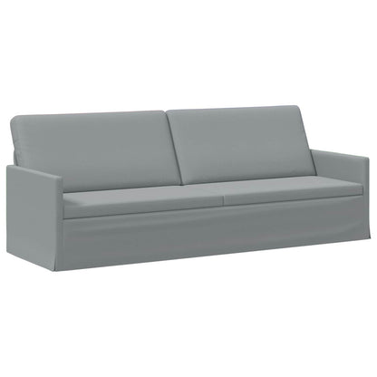 vidaXL Sofa Set 2 pcs Light Grey Fabric