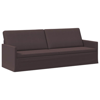 vidaXL Sofa Set 2 pcs Dark Brown Fabric