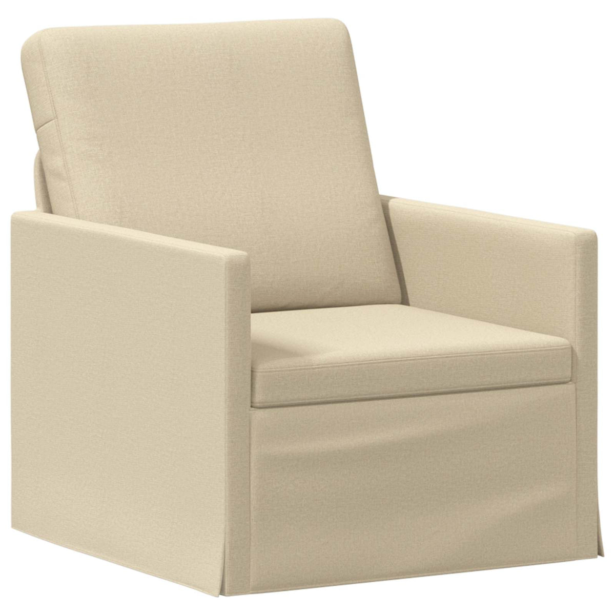 vidaXL Sofa Set 2 pcs Cream Fabric