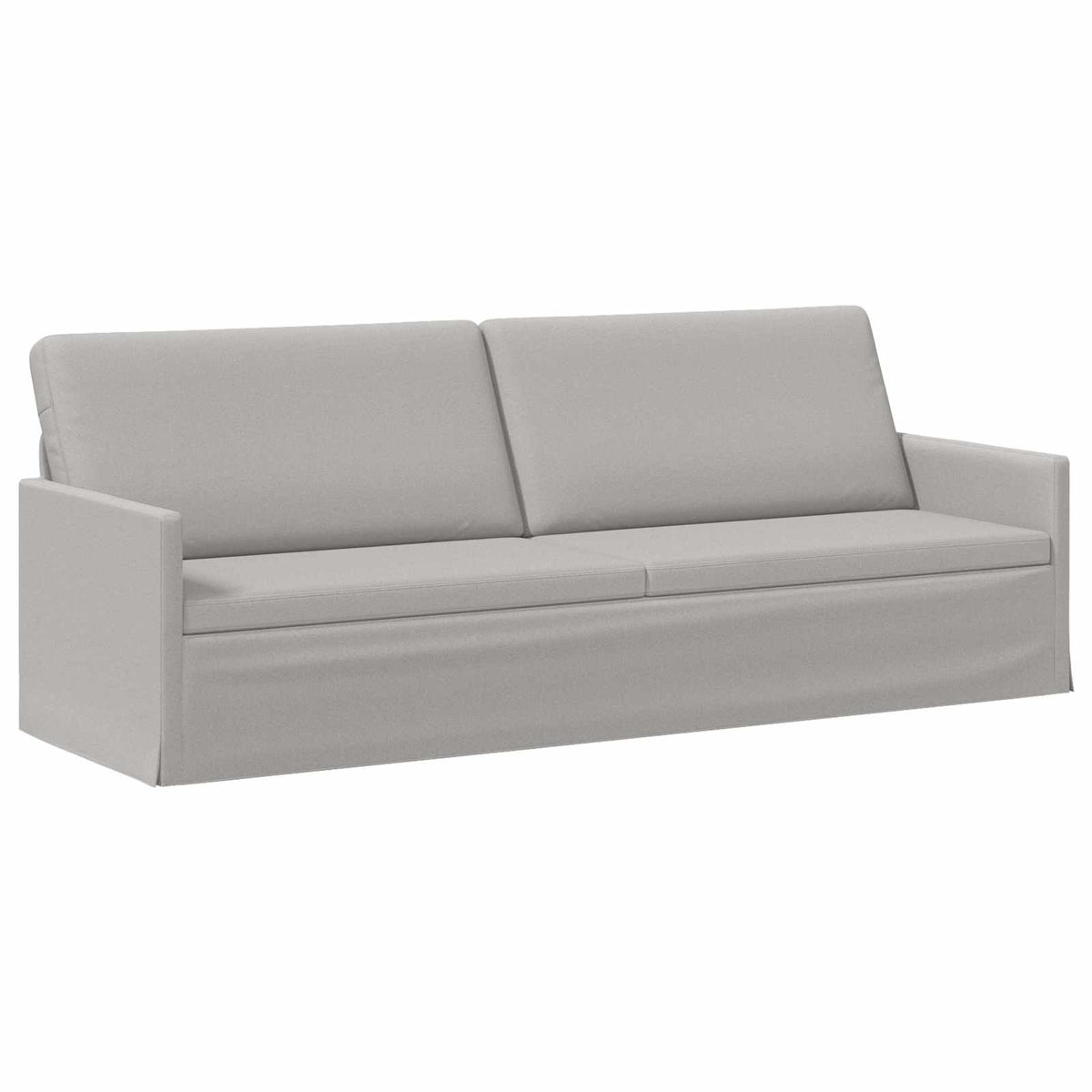 vidaXL Sofa Set 2 pcs Cloud Grey Fabric