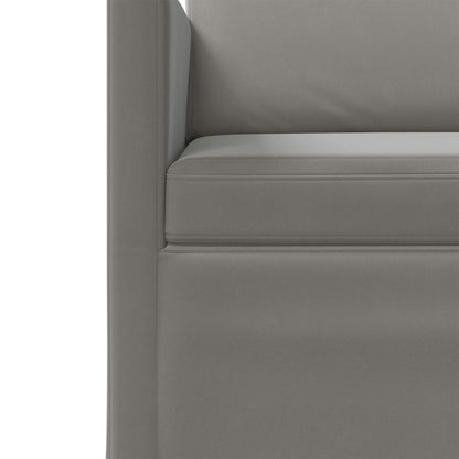 vidaXL Sofa Set 2 pcs Light Grey Velvet