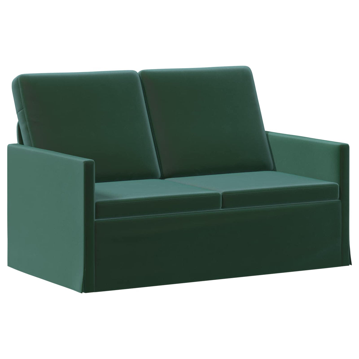 vidaXL Sofa Set 2 pcs Dark Green Velvet