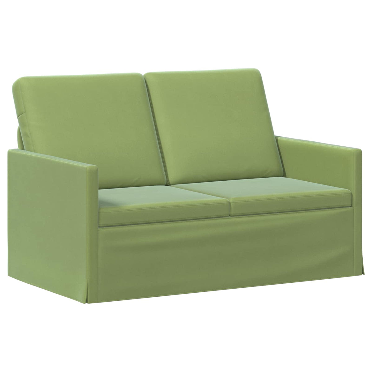 vidaXL Sofa Set 2 pcs Light Green Velvet