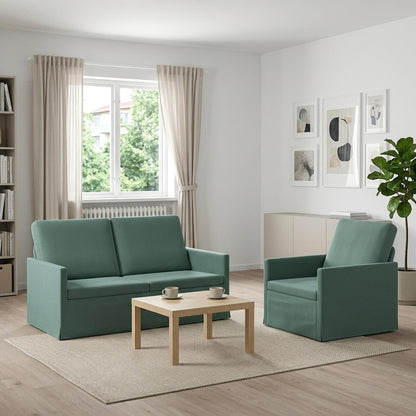 vidaXL Sofa Set 2 pcs Sea Green Velvet