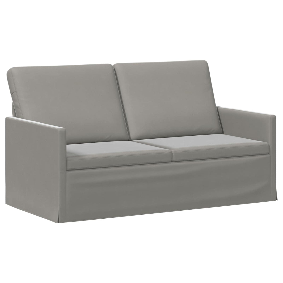 vidaXL Sofa Set 2 pcs Light Grey Velvet