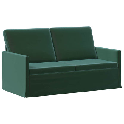 vidaXL Sofa Set 2 pcs Dark Green Velvet