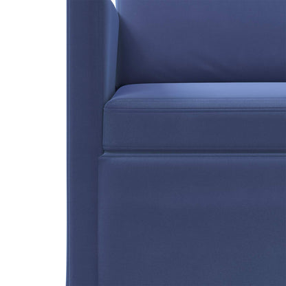 vidaXL Sofa Set 2 pcs Police Blue Velvet
