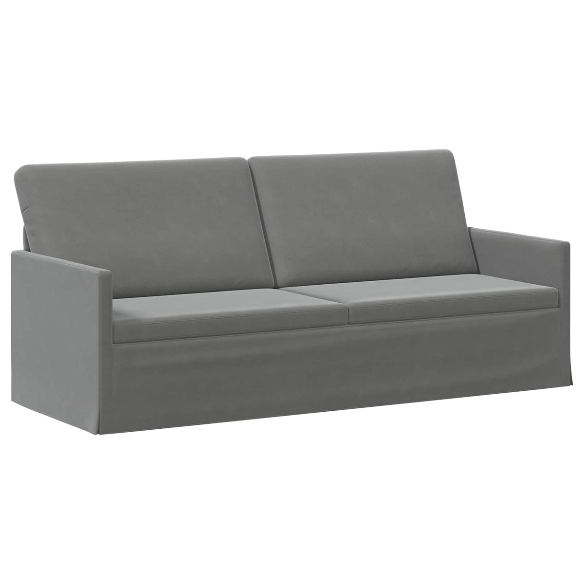 vidaXL Sofa Set 2 pcs Dark Grey Velvet