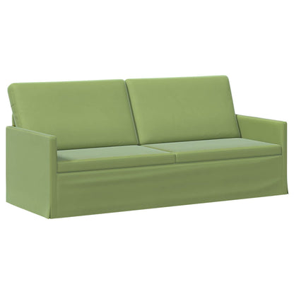 vidaXL Sofa Set 2 pcs Light Green Velvet