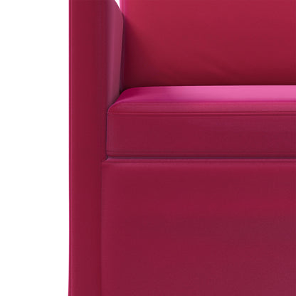 vidaXL Sofa Set 2 pcs Wine Red Velvet