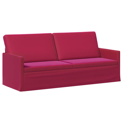 vidaXL Sofa Set 2 pcs Wine Red Velvet