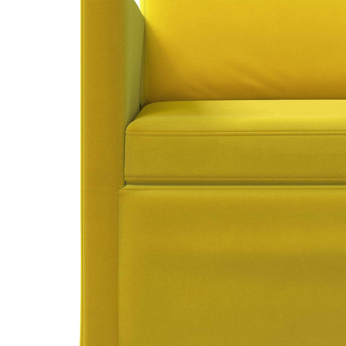 vidaXL Sofa Set 2 pcs Yellow Velvet