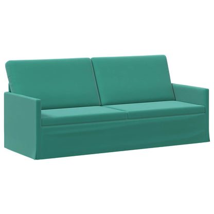 vidaXL Sofa Set 2 pcs Turquoise Velvet