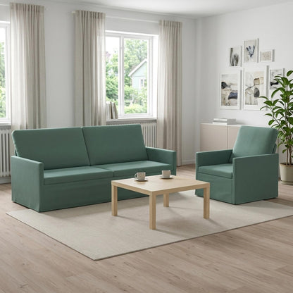 vidaXL Sofa Set 2 pcs Sea Green Velvet