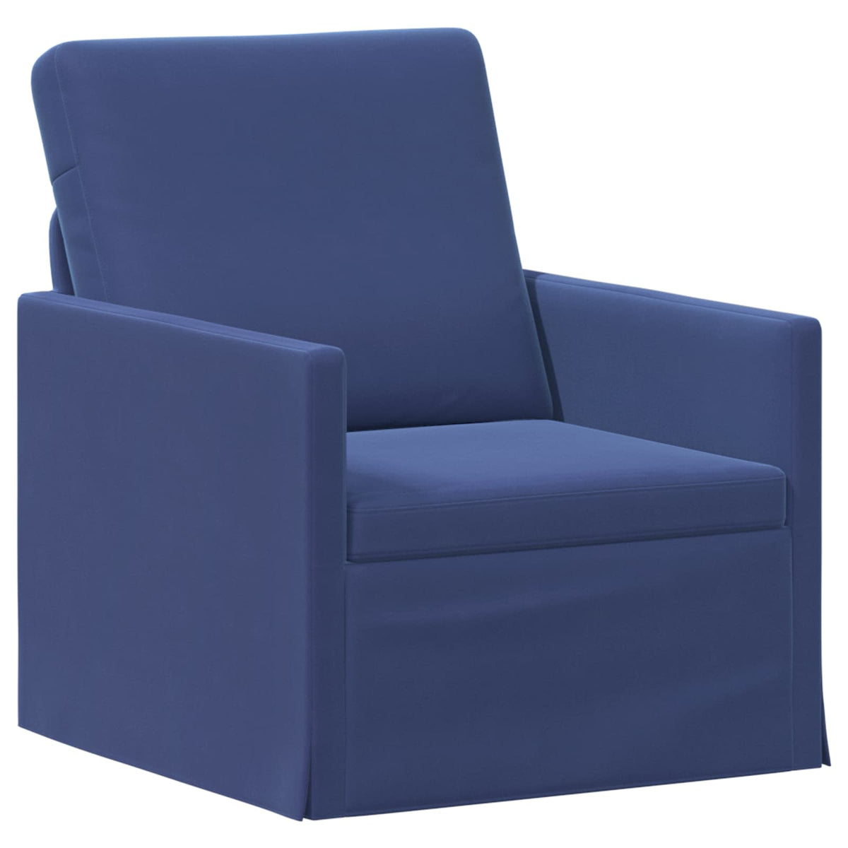 vidaXL Sofa Set 2 pcs Police Blue Velvet