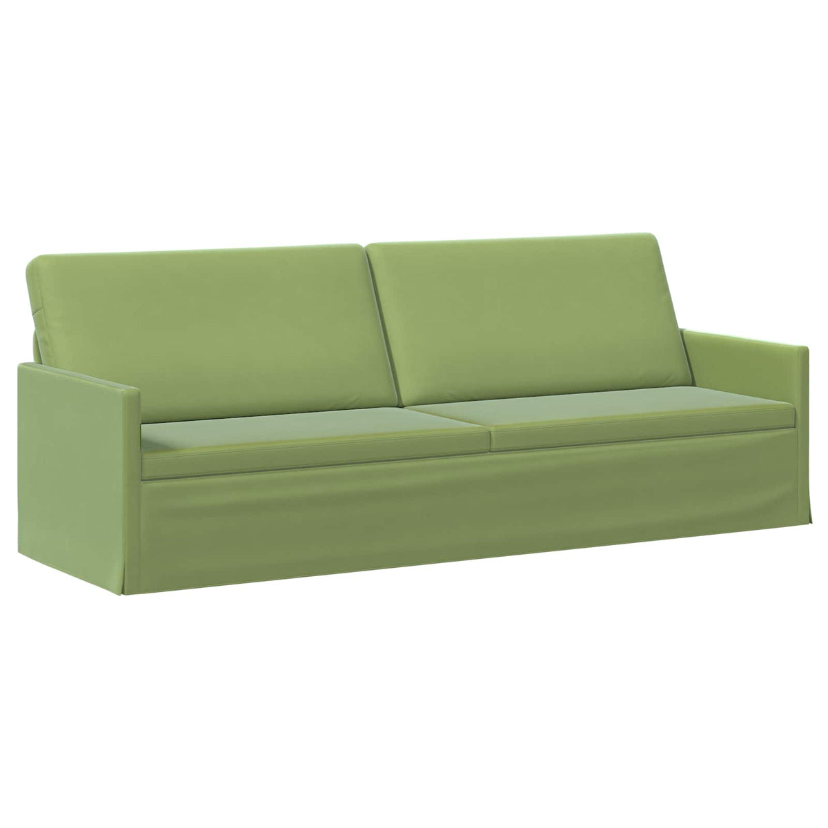 vidaXL Sofa Set 2 pcs Light Green Velvet