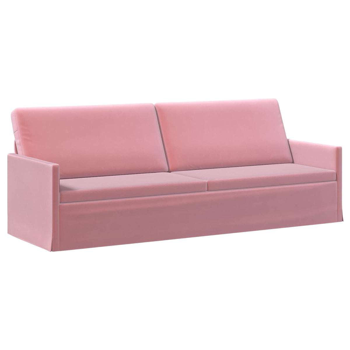 vidaXL Sofa Set 2 pcs Pink Velvet