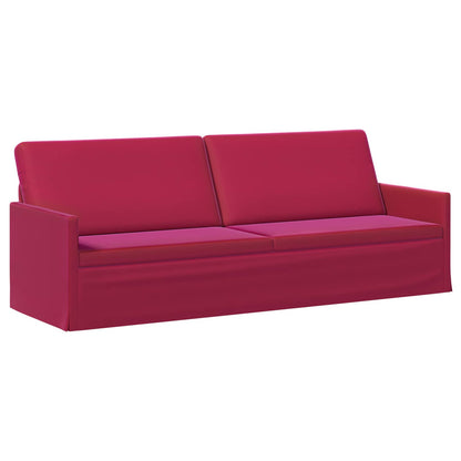 vidaXL Sofa Set 2 pcs Wine Red Velvet