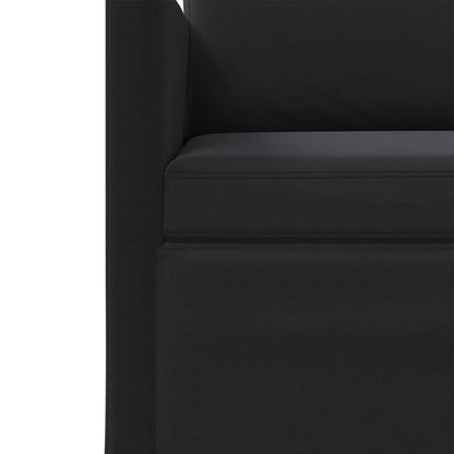 vidaXL Sofa Set 2 pcs Black Velvet