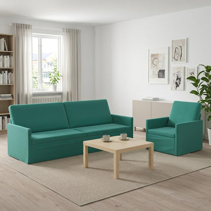 vidaXL Sofa Set 2 pcs Turquoise Velvet