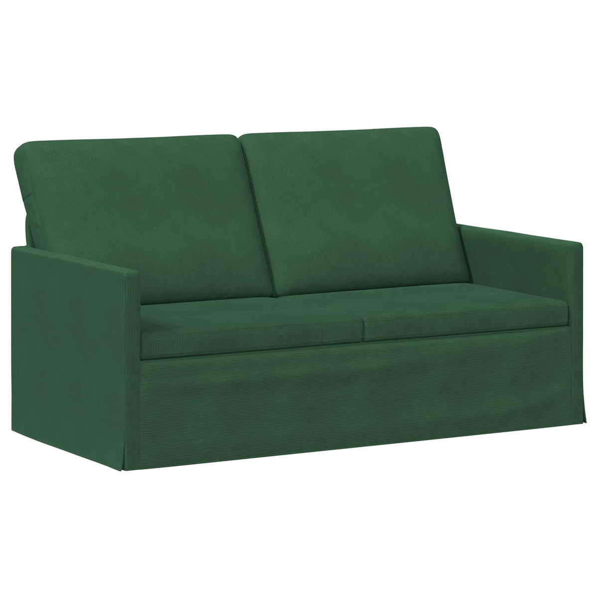 vidaXL Sofa Set 2 pcs Jungle Green Corduroy Fabric