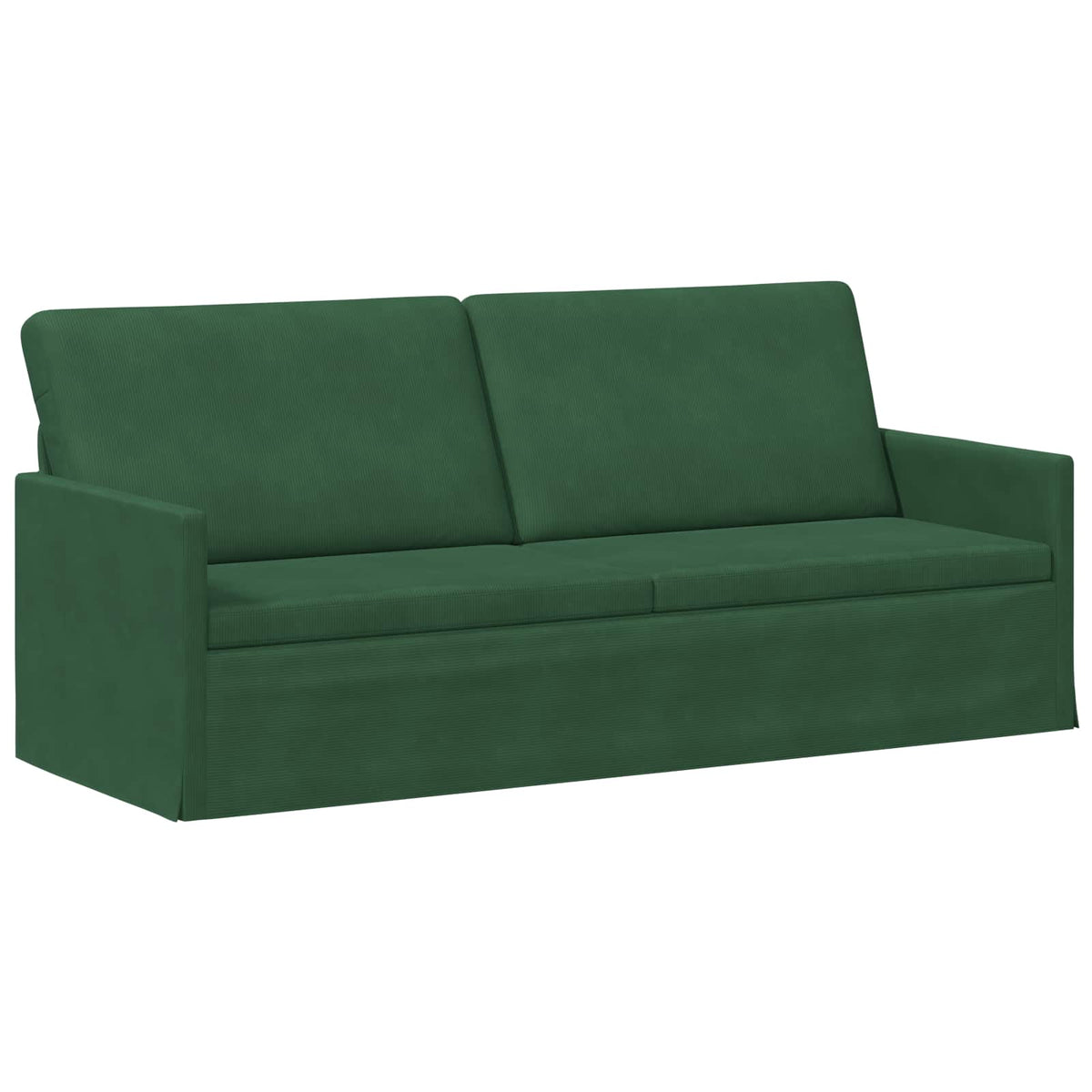 vidaXL Sofa Set 2 pcs Jungle Green Corduroy Fabric