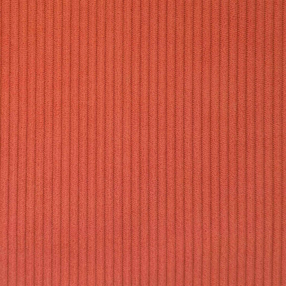 vidaXL Sofa Set 2 pcs Red Orange Corduroy Fabric