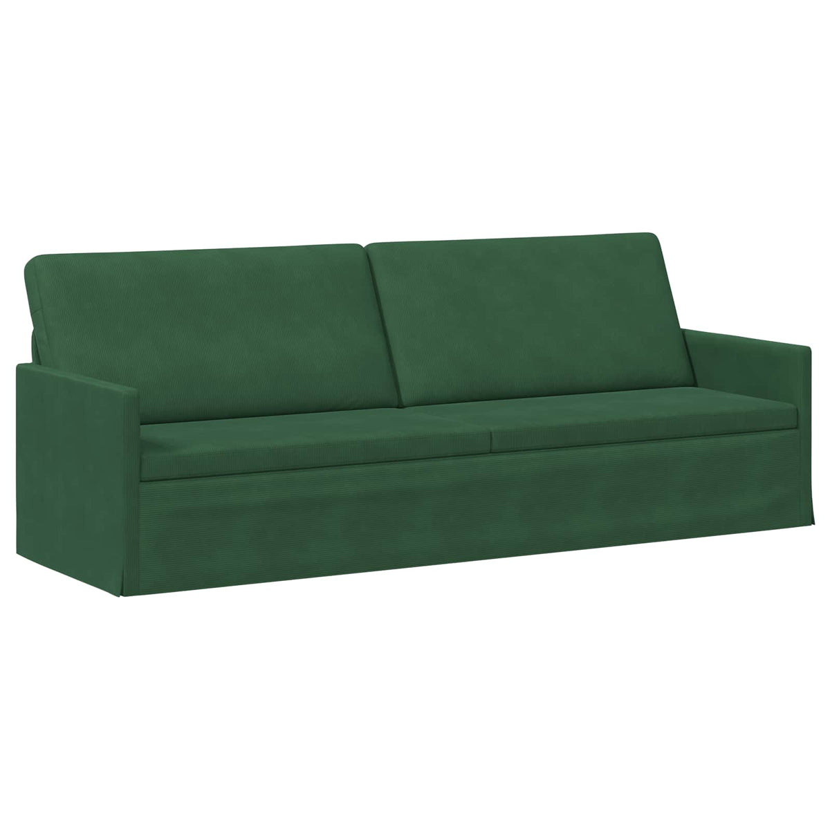 vidaXL Sofa Set 2 pcs Jungle Green Corduroy Fabric