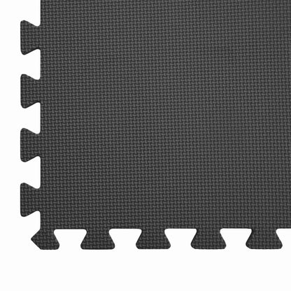 vidaXL Pool Ground Mat 6 pcs Black 2.16 ㎡ EVA Foam