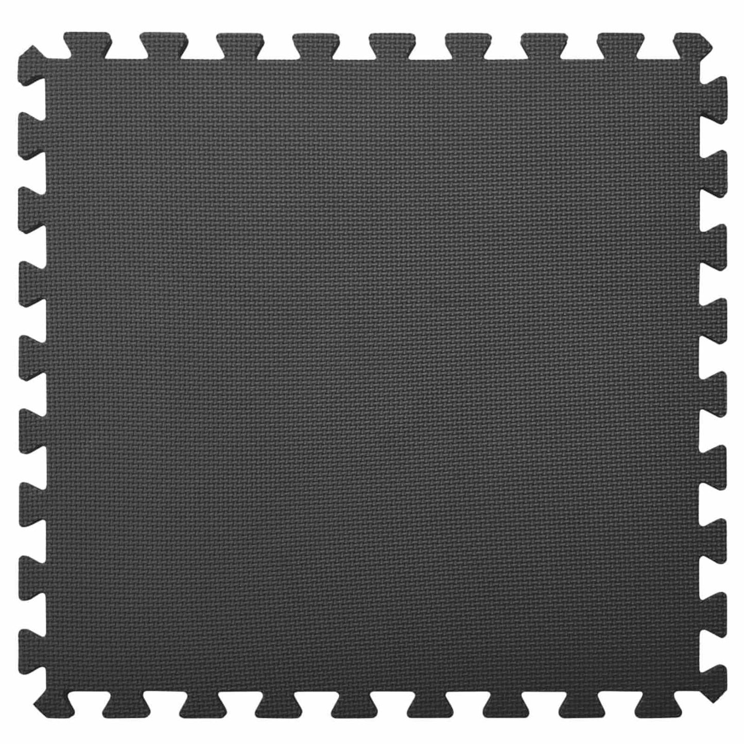 vidaXL Pool Ground Mat 6 pcs Black 2.16 ㎡ EVA Foam