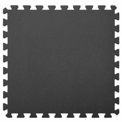vidaXL Pool Ground Mat 6 pcs Black 2.16 ㎡ EVA Foam
