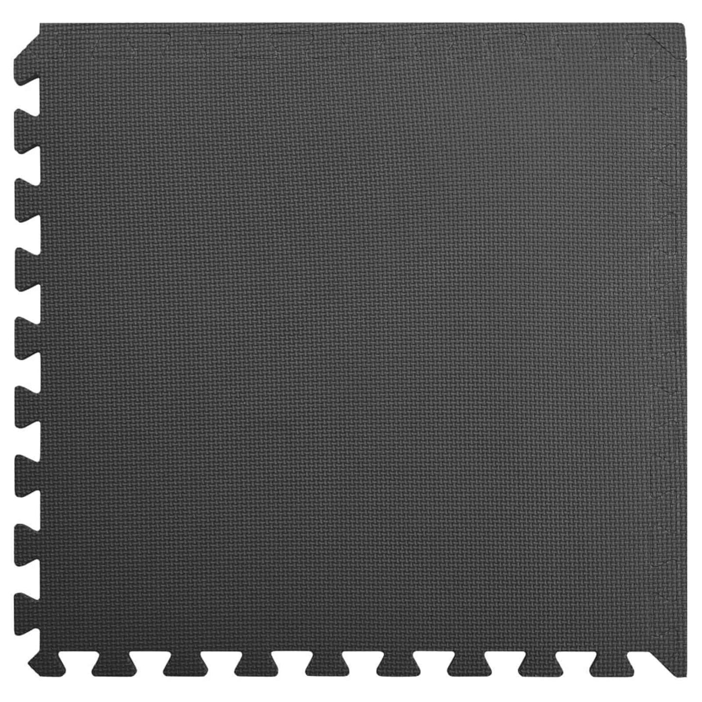 vidaXL Pool Ground Mat 6 pcs Black 2.16 ㎡ EVA Foam