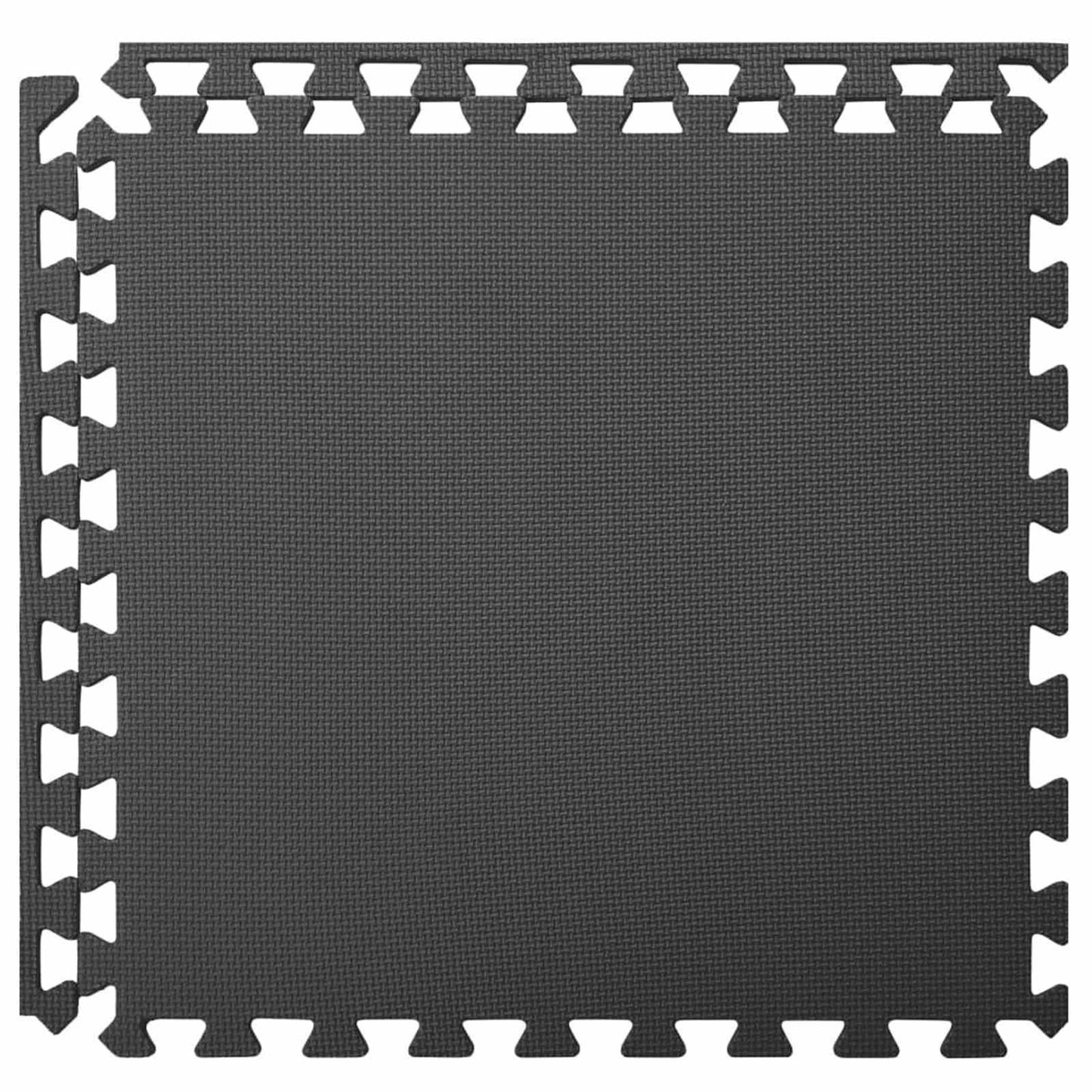 vidaXL Pool Ground Mat 6 pcs Black 2.16 ㎡ EVA Foam